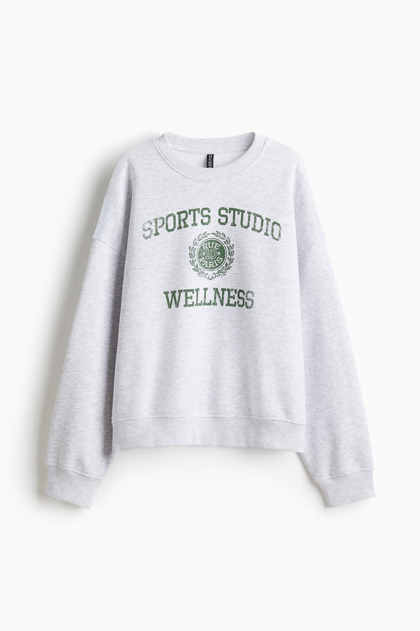 Motif detail sweatshirt