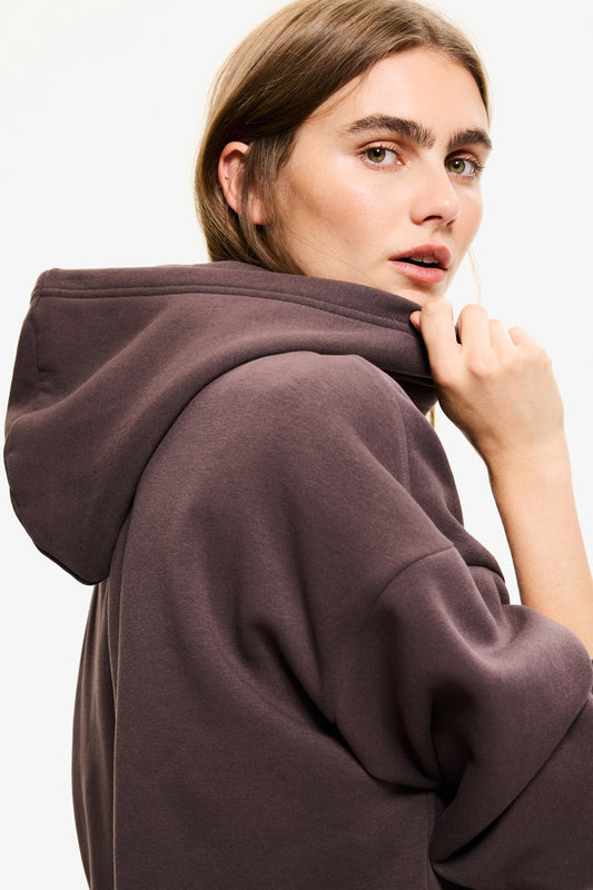 Hoodie Dark Brown