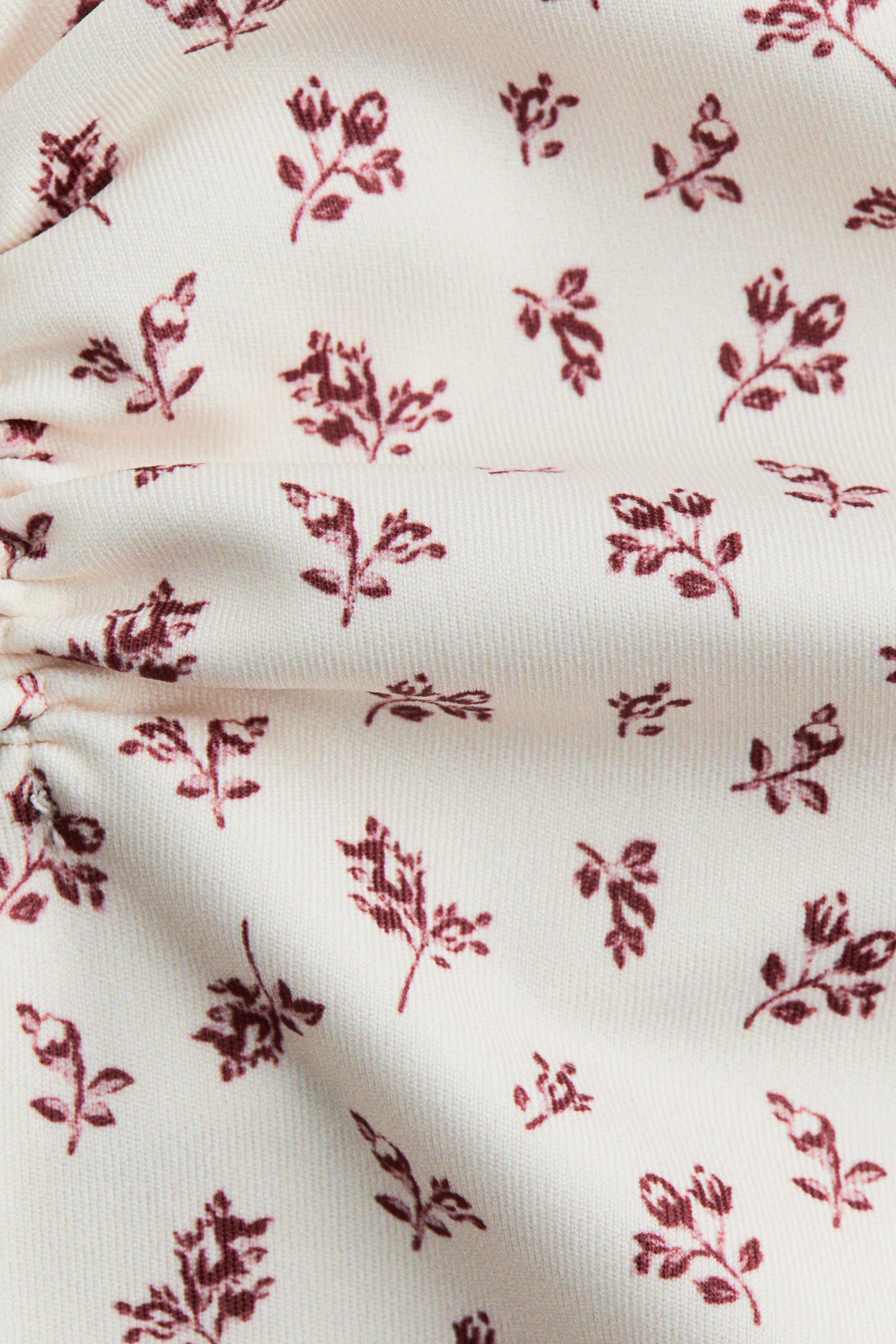 Gathered vest top Floral