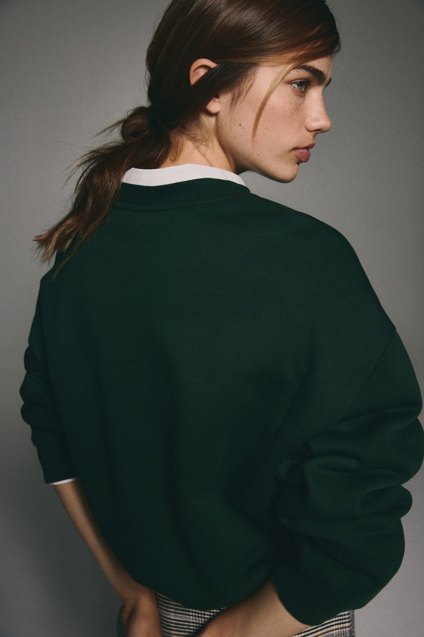 Milano Motif detail sweatshirt