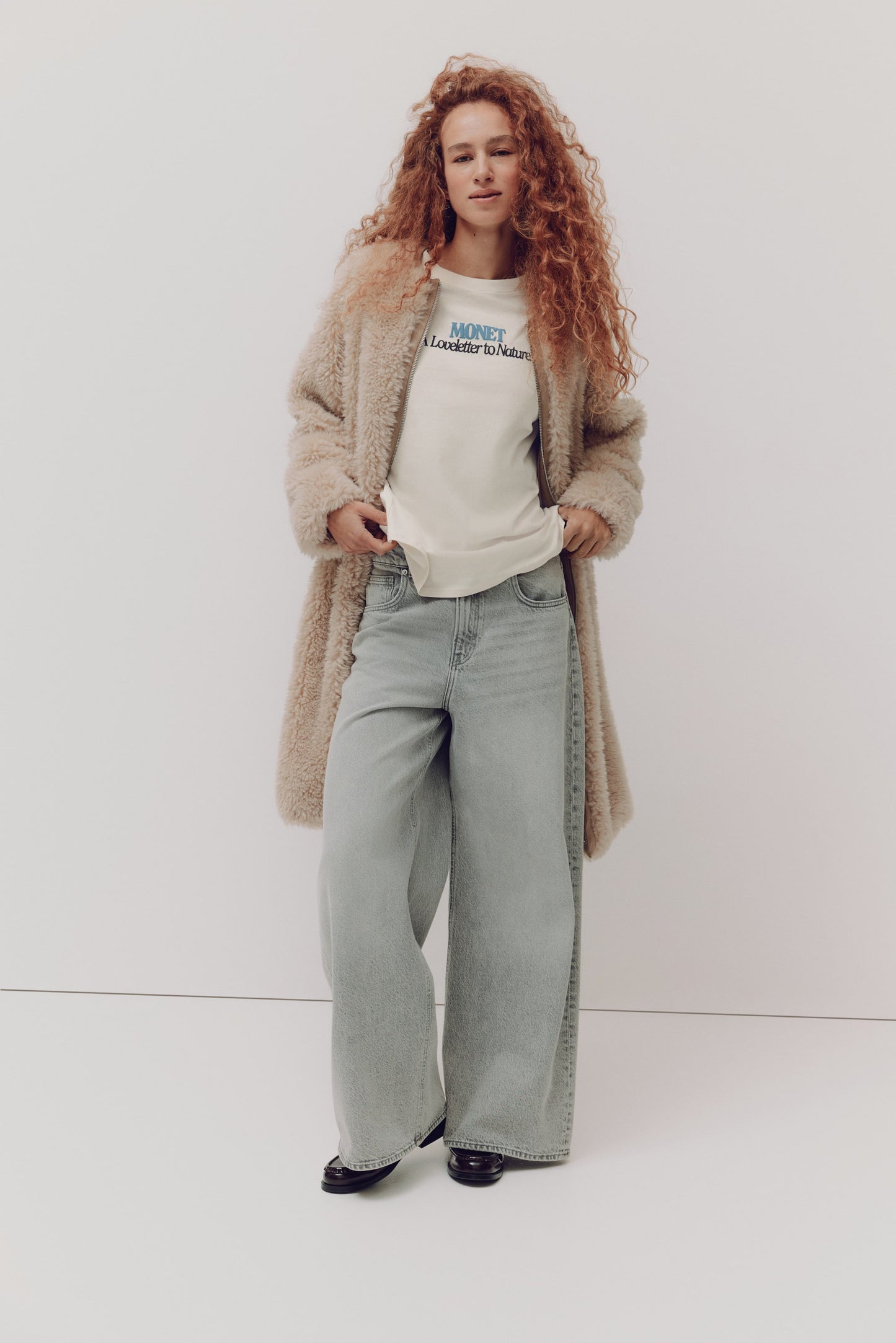 Monet Oversized print-motif T-shirt