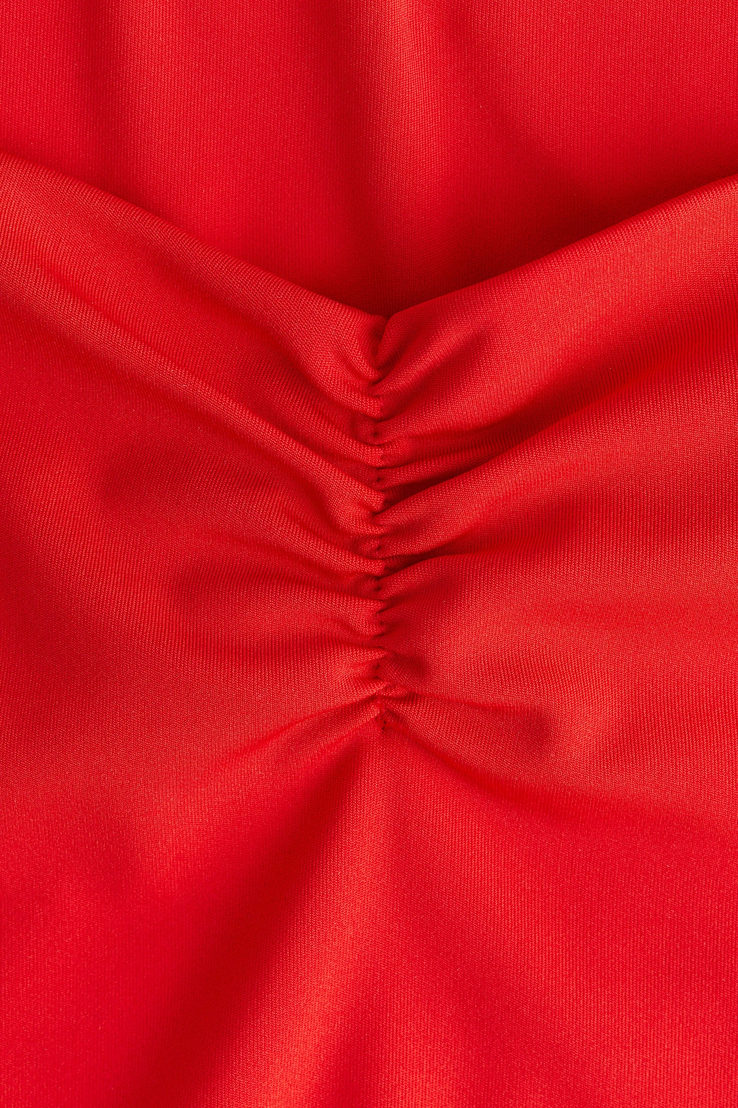 Gathered vest top Bright Red