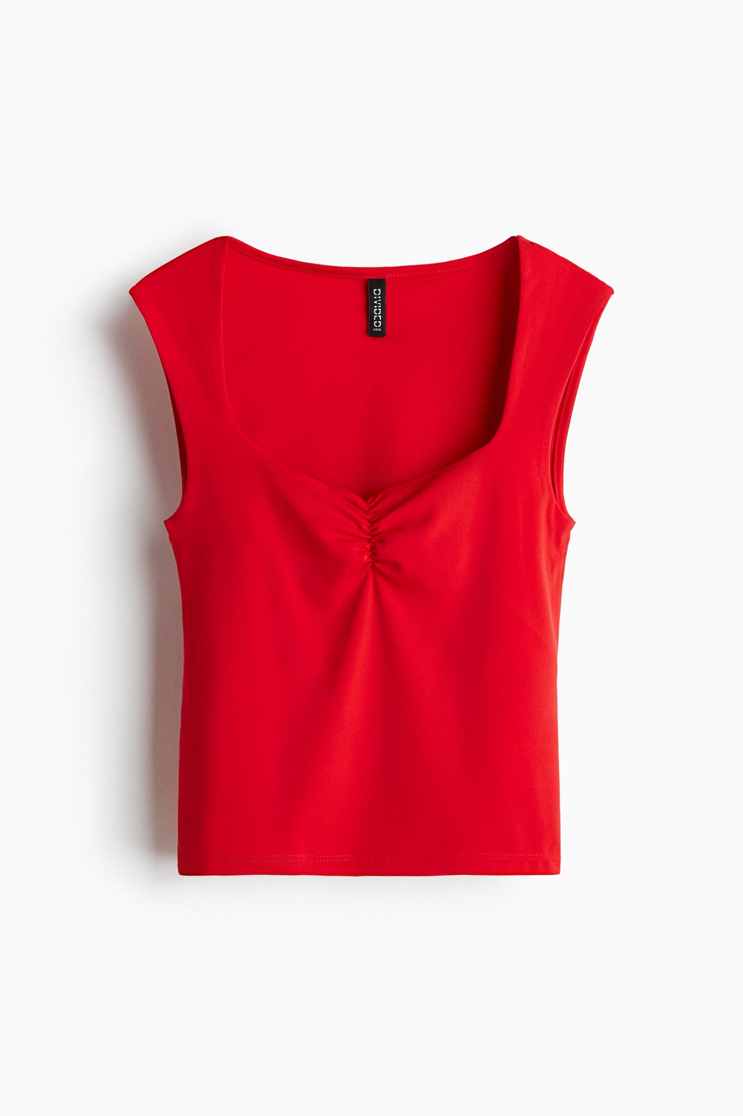 Gathered vest top Bright Red