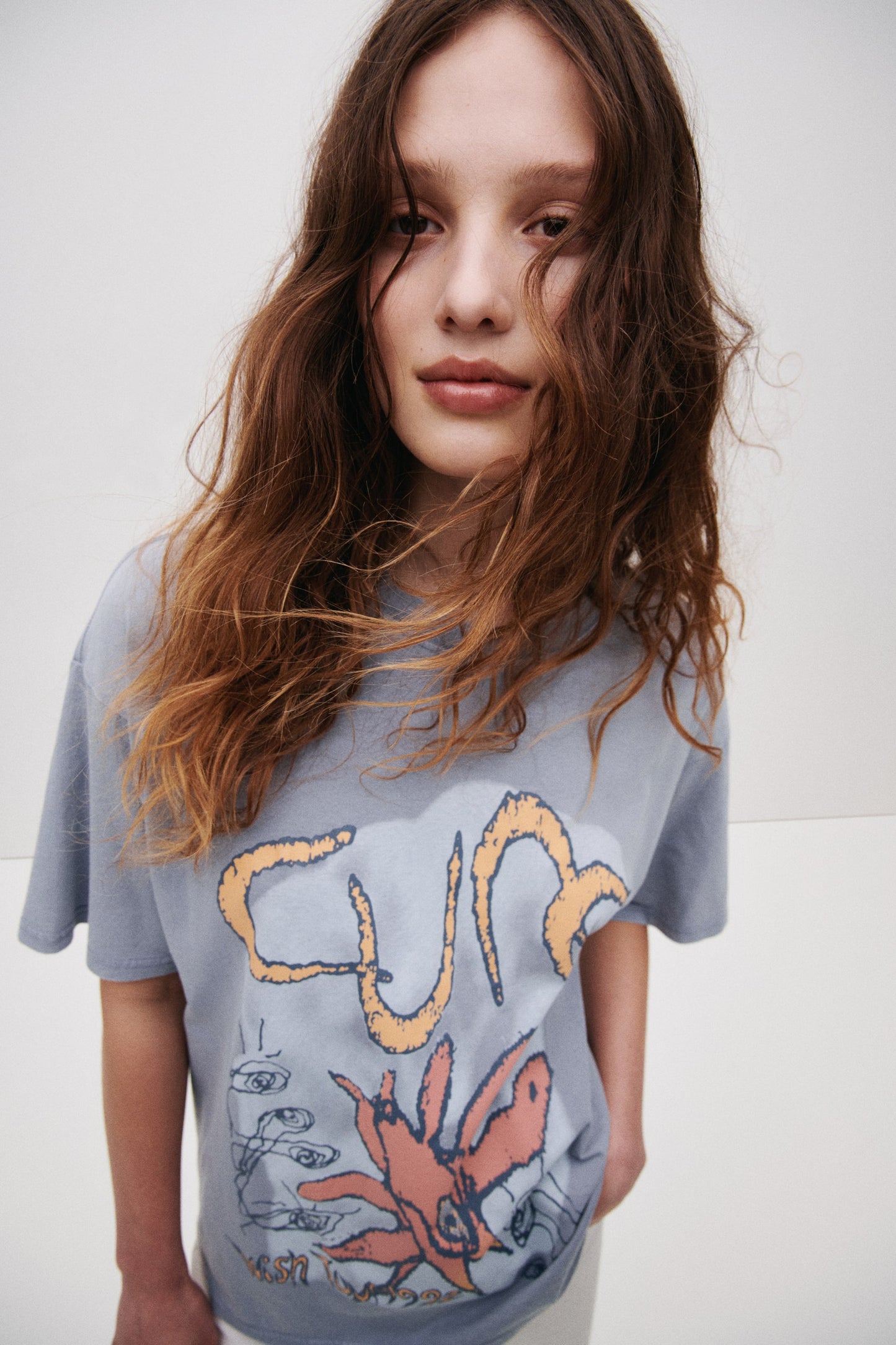 The Cure Oversized print-motif T-shirt