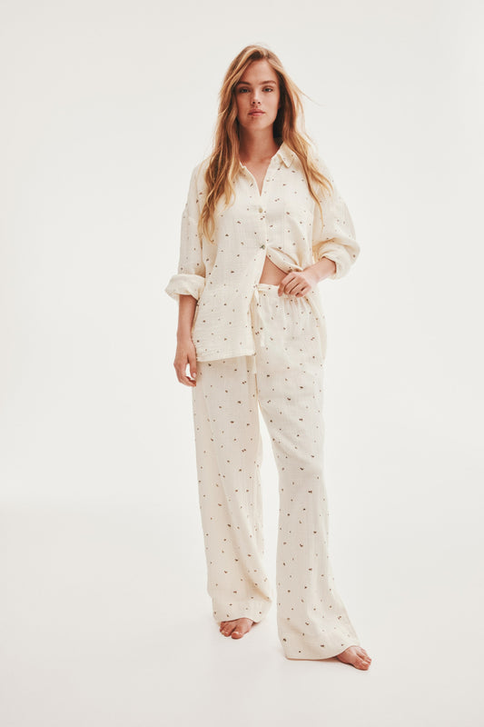 Cotton Muslin Pajamas
