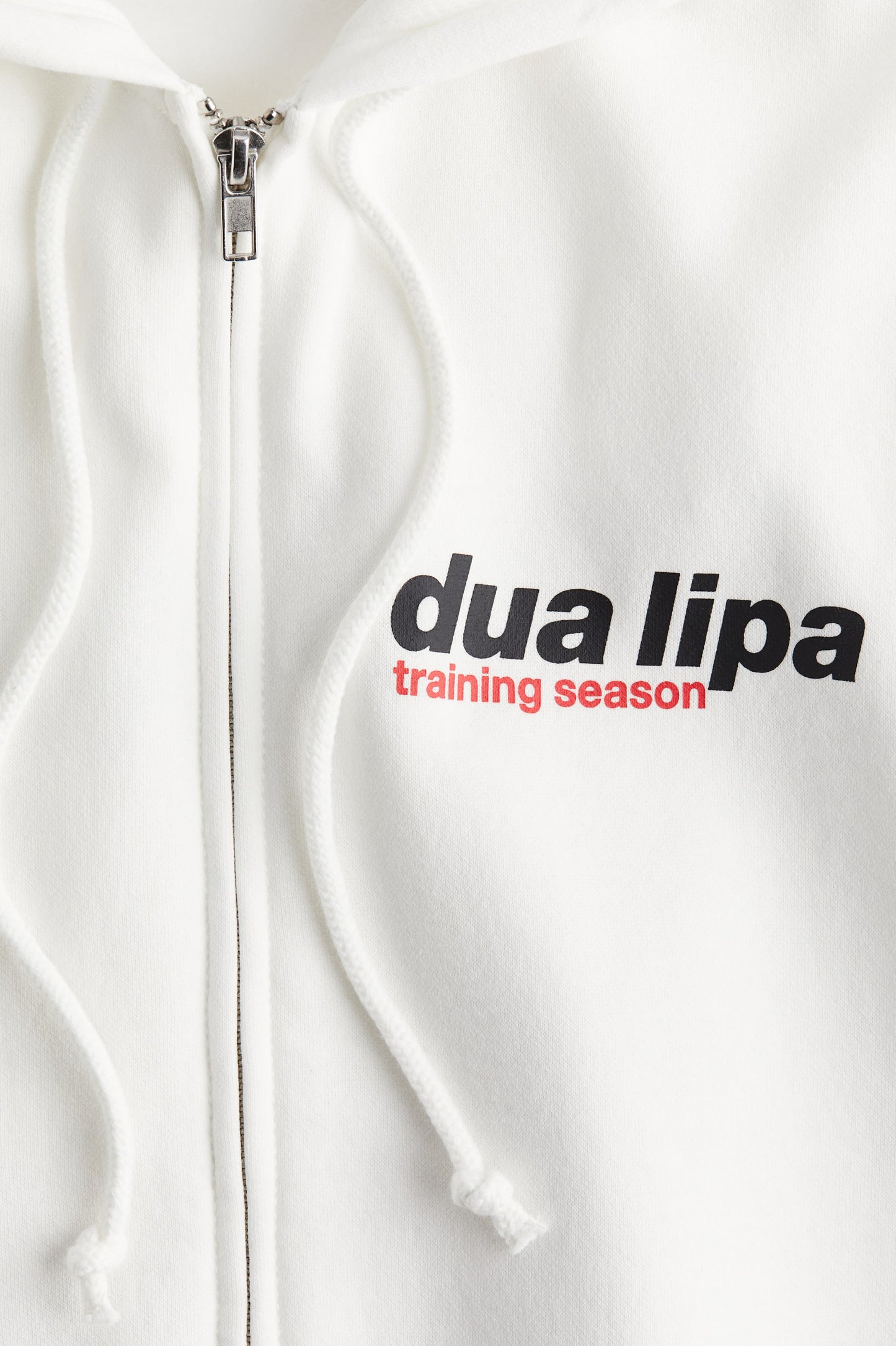 Dua Lipa Oversized zip-through hoodie