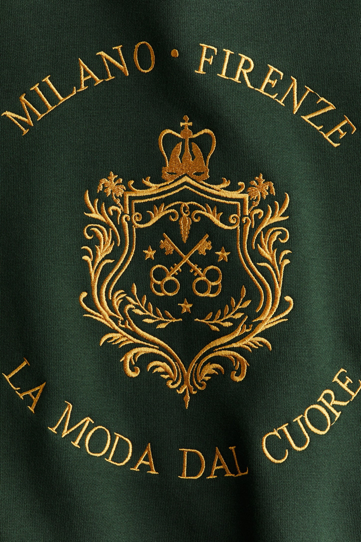 Milano Motif detail sweatshirt