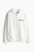 Dua Lipa Oversized zip-through hoodie