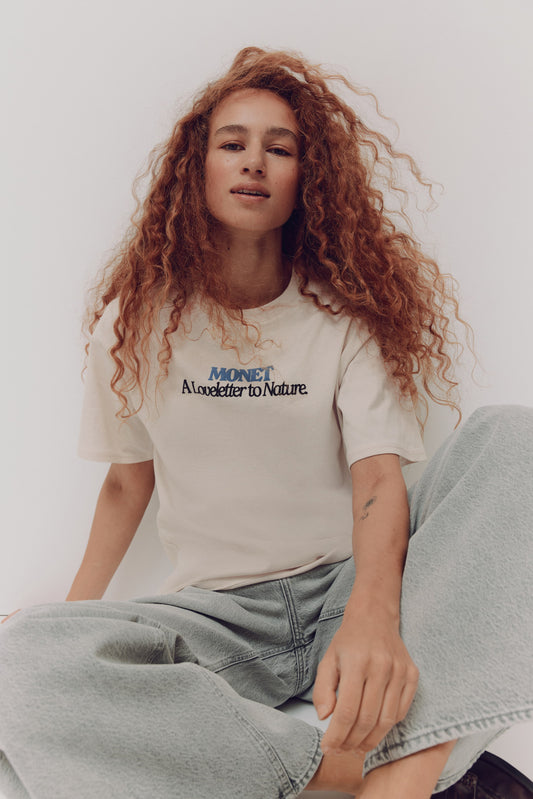 Monet Oversized print-motif T-shirt